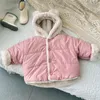 Daunenmantel Herbst Winter Kinder Oberbekleidung Baby Jungen Jacken Mädchen Cartoon Bär Mäntel Kleidung Verdickung Kinder Hoodies Jacke