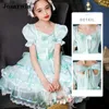 Abiti da ragazza Abito estivo per ragazze Abito da ballo per matrimonio da bambino Lolita Principessa Abiti da festa Costume da ballo da sera