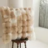 Pillow Tie-dye Tuscan Faux Fur Back For Bed Chair High Quality Soft Fluffy Throw Plush Sofa S Pillows