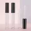 Garrafas de armazenamento 5 pçs/lote tubo de plástico brilho labial diy recipientes garrafa vazia recipiente cosmético ferramenta organizador de maquiagem atacado