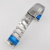 Uhrenarmbänder Silber 20 mm Oyster Jubilee Style Armband Stahlarmband Ersatzteile 316L Edelstahl Faltschließe Mittelpoliert312b