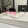 Mode klassische Designer-Sonnenbrille für Männer und Frauen, luxuriöse polarisierte Pilot-Sonnenbrille in Übergröße, UV400-Brille, PC-Rahmen, Polaroid-Objektiv, S7114