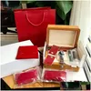 Watch Boxes Cases Box Storage Case Made Of Wooden White Leather With Removable Cushion Protects Drop Delivery Watches Accessories Dha57