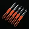 MT Version Orange Knives Black D2 Steel Blade 6061-T6 Aviation Aluminiumlegering Handtagning Camping Överlevnad Utomhus EDC Hunt Tactical Tool Dinner Pocket Knife Knife