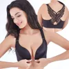 Nouveau beau rétro-éclairage rassembler ensemble sexy gros MM soutiens-gorge avant papillon dos grand code sous-vêtements coupe élargie soutien-gorge anti-affaissement taille 2965