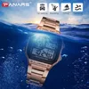 PANARS Business Men Watches Waterproof G Watch Shock Stainless Steel Digital Wristwatch Clock Relogio Masculino Erkek Kol Saati 20156e
