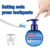 Removedor intensivo de manchas, creme dental branqueador, anti-sangramento nas gengivas para escovar os dentes LB 201214199M