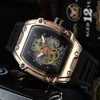 Caractéristique Montre de sport creuse militaire de luxe pour hommes Montres à quartz analogiques pour hommes KISS326I