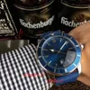 2020 top automatisch mechanisch herenhorloge blauwe wijzerplaat siliconen band 5 ATM waterdichte lichtgevende wijzer orologio di luso250G