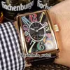 Hoge Kwaliteit Lange Sland Classique Kleur Dromen Zwarte Wijzerplaat Automatische Heren Horloge Rose Gouden Kast Lederen Band Goedkope Nieuwe Watches236n