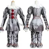 Occasioni speciali Halloween Clown Pennywise Coplay Costume Film Stephen King Maschera horror Giacca da clown Pantaloni Costume di Halloween per bambino adulto x1004