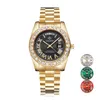 Rôle Hip Hop montre pour hommes Cagarny mode femmes montres à Quartz diamants montre-bracelet étanche doré relogio masculino2486