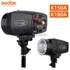 Flash Heads GODOX K-150A K150A K180A K-180A 180WS 150Ws Portable Mini Master Studio Flash Lighting Photo Gallery Mini Flash 110V/220V YQ231003