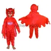 المناسبات الخاصة Hot Blue Pajama Boys Girls Cat Dog Boy Anime Hero Costume with Mask Cosplay Suite Suit Child Halloween Birthday Party Gift x1004