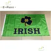 Drapeaux de bannière NCAA Notre Dame Fighting Irish Flag 3X5Ft 90Cmx150Cm Polyester Décoration Flying Home Garden Flagg Cadeaux de fête Drop Del Dhn4J