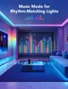 Curtain Lights, WiFi Smart Halloween Window Lights LED, Color Changing Christmas Lights, Dynamic DIY Curtain String Lights for Bedroom Wall,