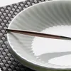 16pcs Ceramiczne białe zastawa stołowa do dostosowania DIY207E