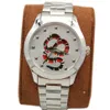 Novo estilo de moda casal relógio 38mm 28mm masculino feminino relógio pulseira aço inoxidável relógios quartzo montre de luxo relógios de pulso box318s