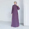 Ethnic Clothing Muslim Fashion Middle Eastern Robe Diamond Spliced Waist Hijab Dress Abaya Islamic For Women Abayas