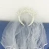 Noiva para ser coroa headbands para casamento véus de noiva acessórios para o cabelo mrs esposa chá de panela decorações de presente de noivado despedida de solteira headpieces cl2760