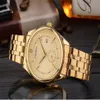 Chenxi Gold Watch Men Luxury Businessman Watch Golden Waterfofユニークなファッションカジュアルクォーツ男性ドレスクロックギフト069IPG Y19062272A