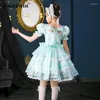 Abiti da ragazza Abito estivo per ragazze Abito da ballo per matrimonio da bambino Lolita Principessa Abiti da festa Costume da ballo da sera