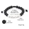 Beaded New 8Mm Lava Stone Tiger Eye Bracelet For Men Women Handmade Braided Natural Healing Nce Yoga Fashion Drop Delivery Jewelry Bra Dhtah