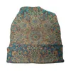 Beralar Azure Mandala Bonnet Şapkaları Hip Hop Kafataları Beanies Desen Boho Şapkası Erkekler İçin Boho Şapka Örgü Sıcak Termal Elastik UNISEX CAP