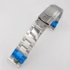 Watch Bands Silver 20mm Oyster Jubilee Style Strap Band Steel Bracelet Spare Parts 316L Stainless Folding Clasp Middle Polished275t