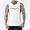 2019 new Design Men Fitness Tank Top Bodybuilding gyms clothing Sporting Wear Vest muscle Sleeveless round neck cotton Undershirt278J