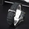 Mode Heren Yupoo Quartz Beweging Waterdicht Hoge Kwaliteit Horloge Uurwijzer Display Metalen Band Eenvoudig Populair Lichtgevende meter waterdicht designer horloge