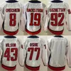 男性アイスホッケー77 TJ Oshieジャージリバースレトロ92 Evgeny Kuznetsov 74 John Carlson 8 Alex Ovechkin 19 Nicklas Backstrom 43 Tom Wilson Stadium for Sportファン