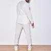 Men's Tracksuits Women Cotton Linen Blouse Suits Two 2pcs Stand Collar Long Sleeve Shirt And High Elastic Pant FYY-80