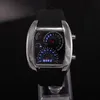 Orologi sportivi da uomo Orologio digitale a LED Velocità da corsa per auto Contatore quadrante Cinturino in silicone Orologi da polso militari maschili Relogio Masculino311N