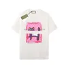 T-shirt da uomo firmate Camicie GU estive Magliette di marca di lusso Uomo Donna Manica corta Hip Hop Streetwear Top Pantaloncini Abbigliamento T-shirt Abbigliamento G-12 Taglia XS-XL