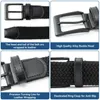 Belts 2/3 Comfortable And Stylish No Hole Braided Belt For Everyday Wear Zinc-alloy Buckle Casual Coffee