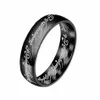 New Stainless Steel Power the Lord of One Ring Lovers Women Men Fashion Jewelry Whole Drop294c