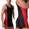 Justaucorps complet pour hommes, maillot de bain une pièce, costume d'athlète, Gym, lutte, Singlet2919