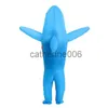 Special Occasions Unisex Funny Inflatable Shark Cosplay Costume Suit Adult Fancy Dress Performance Clothes Halloween Carnival Theme Party x1004