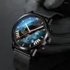 Montres-bracelets Montres de luxe pour hommes Montre en acier inoxydable Mens Business Quartz Man Simple Whatch Clock Relogio Masculino Reloj220C