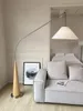 New design 198cm 78" arched floor lamp for luxury hotel villa living room bedroom decoration