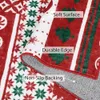 Рождественский ковер-бегун Рождественский лоскутный ковер для прихожей Рождественский праздник Декоративный ковер для спальни Бегун Машинная стирка Напольный ковер для