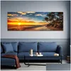 Paintings Canvas Prints Bedroom Painting Seascape Tree Modern Home Decor Wall Art For Living Room Landscape Pictures Drop Delivery G Dhzd7