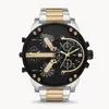 DZ watch Mr Daddy 2 0 Chronographe Montre en acier inoxydable bicolore DZ74593037