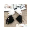 Saç Aksesuarları Çocuk Siyah ve Beyaz Cosplay İnternet Bell Headband Fox Cat Ear Meape Saç Bandı GC1887 DROP TESLİMİ Bebek Maternit DH1A