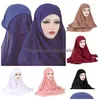 Beanie/Skull Caps Beanies Beanie/Skl Chiffon Turban Underscarf Custom Plain Instant Hijab With Inner Jersey Bonnet Headscarf Long Cap Dhdej