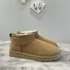 Designer Women Boot Tasman tofflor män startar fur australia ultra mini plattform uglys korta vinter snö stövlar tazz ullskor varma fluffiga bootes