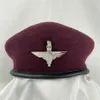 Berets - Parachute Regiment Red Devils WWII UK Army British Silver Badge Beret Hat Store12811