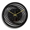 Wall Clocks CC301-320 Three-Dimensional Black Acrylic Round Digital Clock Home Decoration Simple Sticken Dining Room Decor