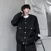 Mäns kostymer Syuhgfa Slim Male Suit Coat Fashion Collarless skarvade Casual Blazers Korean Style Högkvalitet stickade jackor Trend Ytterkläder